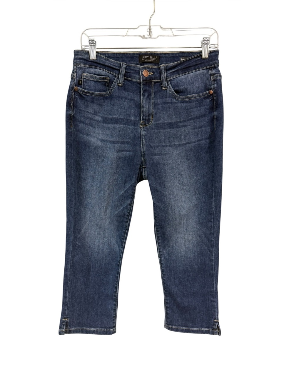 Judy Blue Size 9 29 Skinny Fit Capri Jeans Stretchy Pockets Blue